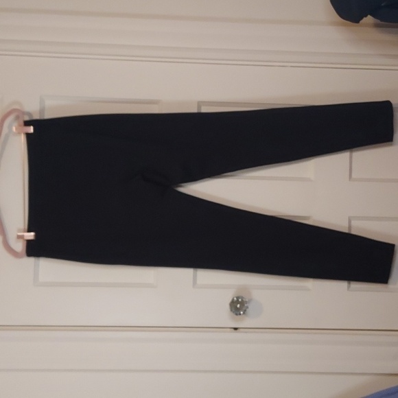 Theory Becker High Waist Black Legging Zip Leg Pants - Picture 12 of 12